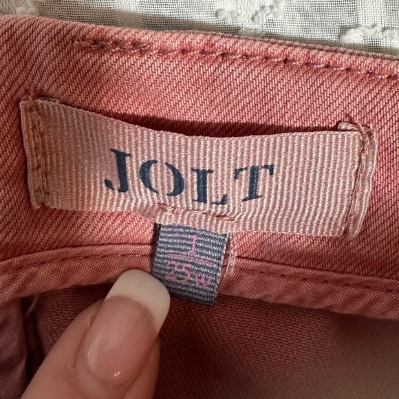 Jolt Mauve Pink Zip Up Mini Skirt Size 1/ 25W - Picture 7 of 10